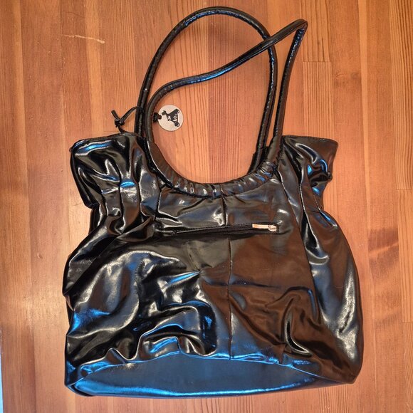 Big Zebra flower Mia Deluca Shoulder handbag purse - Picture 5 of 11